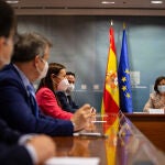 El portavo de Cs, Edmundo Bal y miembros del partido se reunieron el pasado 12 de junio con la vicepresidenta Carmen Calvo para abordar la crisis del coronavirus