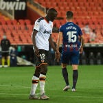 Moucktar Diakhaby con el Valencia.