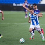 Óscar Rodríguez con el Leganés.