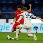 Lucas Alario con el Bayer Leverkusen.