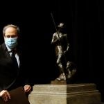 El presidente de la Generalitat, Quim Torra, en un acto esta mañana.