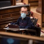 El Portavoz de Podemos en el Congreso de los Diputados, Pablo Echenique