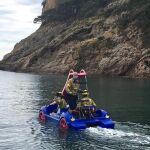 Rescate en patinete de agua