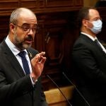 El conseller de Interior, Miquel Buch, durante una intervención en el Parlament/EFE