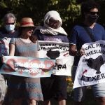 Manifestación por los presos de ETA el pasado sábado en Pamplona