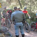 Imagen de los ciclistas denunciados