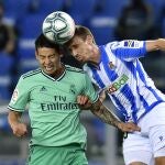 James Rodríguez con el Real Madrid frente a la Real Sociedad.
