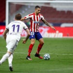 Mario Hermoso con el Atlético de Madrid.