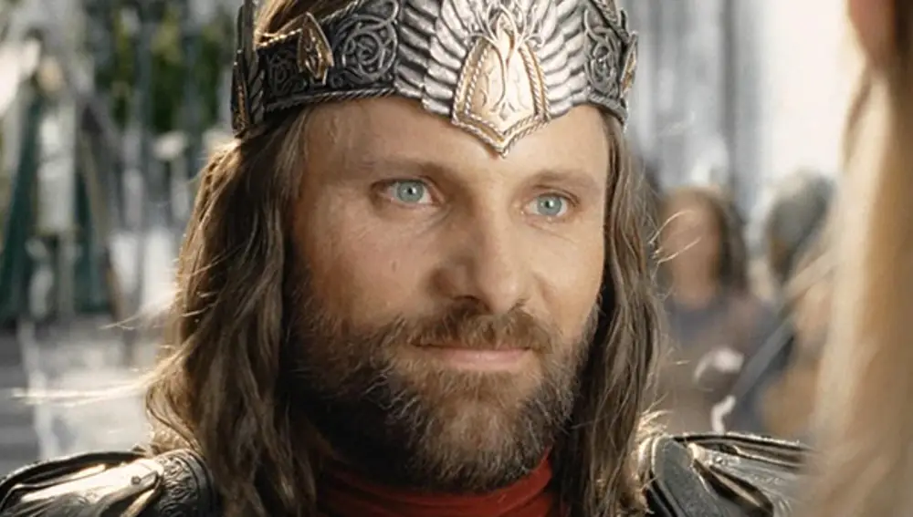En la trilogía de "El señor de los anillos", Mortensen interpreta el genuino Aragorn