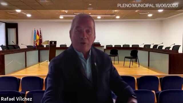 El portavoz de Vox en San Javier, Rafael Vílchez