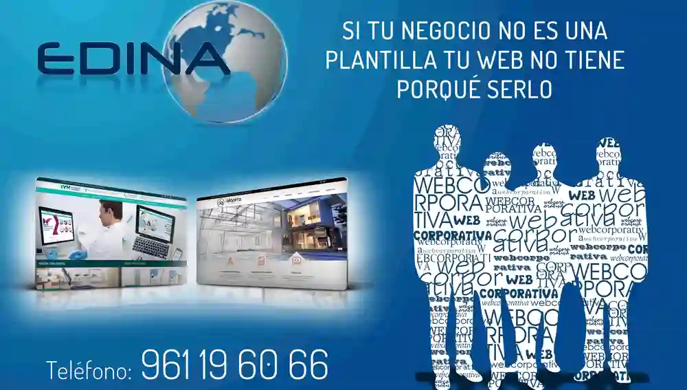 Edina es una agencia de diseño web con más de 12 años de experiencia en el sector del diseño web