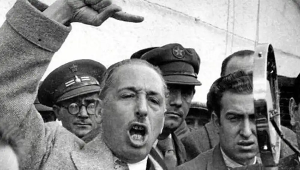 Companys al proclamar la República catalana