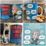 La web de tazas CopyCup y el dibujante de la revista El Jueves, Rubén Fernández, se han aliado para crear una taza con un diseño de Simón en el que se representan las frases más míticas del experto en epidemias