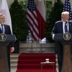 El presidente polaco, Andrzej Duda, es el primer líder internacional que recibe Donald Trump tras la pandemia