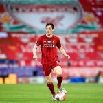 Andy Robertson, lateral izquierdo titular del Liverpool. EFE/EPA/Shaun Botterill/NMC/Pool