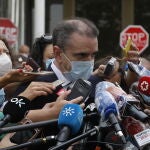 El delegado del Gobierno en la Comunidad de Madrid, Jose Manuel Franco, declaró en los juzgados de Plaza de Castilla por el caso del 8M.