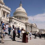 La presidenta de la Cámara de Representantes Nancy Pelosi