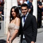 Marta Díaz y Sergio Reguilón.