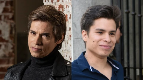 Carlos Baute y su hijo Daniel Arellan