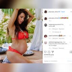Pilar Rubio presume de embarazo en redes sociales