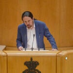 El Vicepresidente primero del Gobierno y Ministro de Derechos Sociales y Agenda 2030, Pablo Iglesias