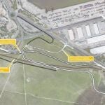 Bypass entre la SE-30 y SE-40 para facilitar la sustitución de tirantes en el Puente del Centenario