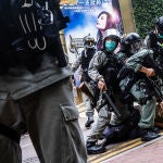La Policía de Hong Kong detiene a los manifestantes durante el 23º aniversario de la cesión del control a China por parte de Reino Unido01/07/2020 ONLY FOR USE IN SPAIN