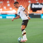 Ferran Torres con el Valencia.