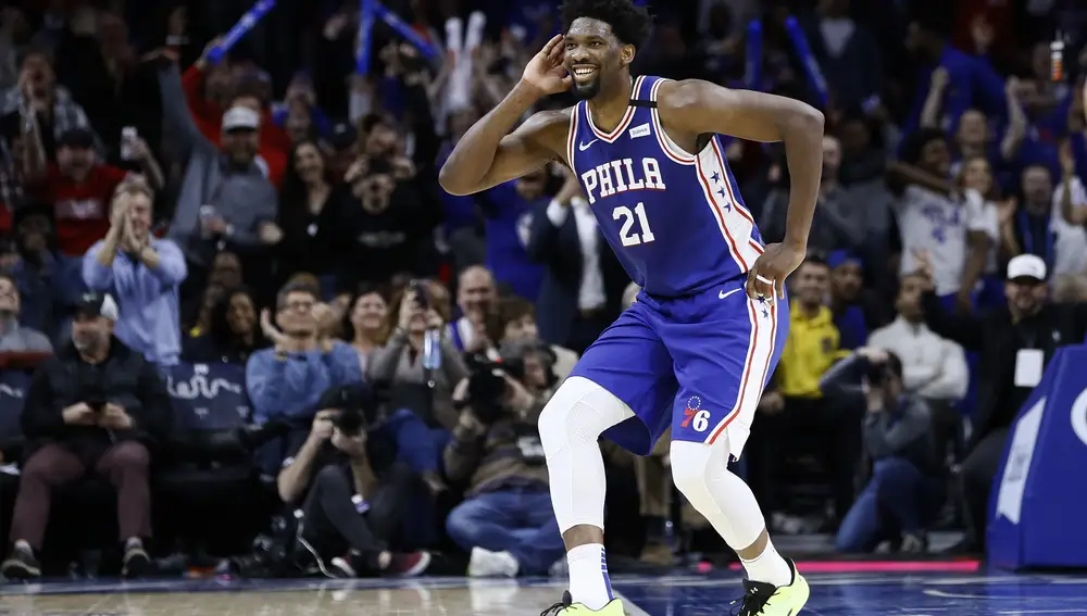 Joel Embiid, jugador de los Sixers.