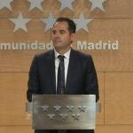 El vicepresidente de la Comunidad de Madrid, Ignacio Aguado