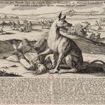 Ilustración de la bestia en un periódico de la época
