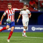 Saúl Ñíguez con el Atlético de Madrid.