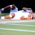 Nadal, tras ganar a Federer y conquistar Wimbledon en 2008