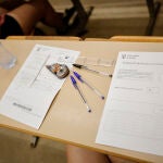 Vista de un examen de la EVAU