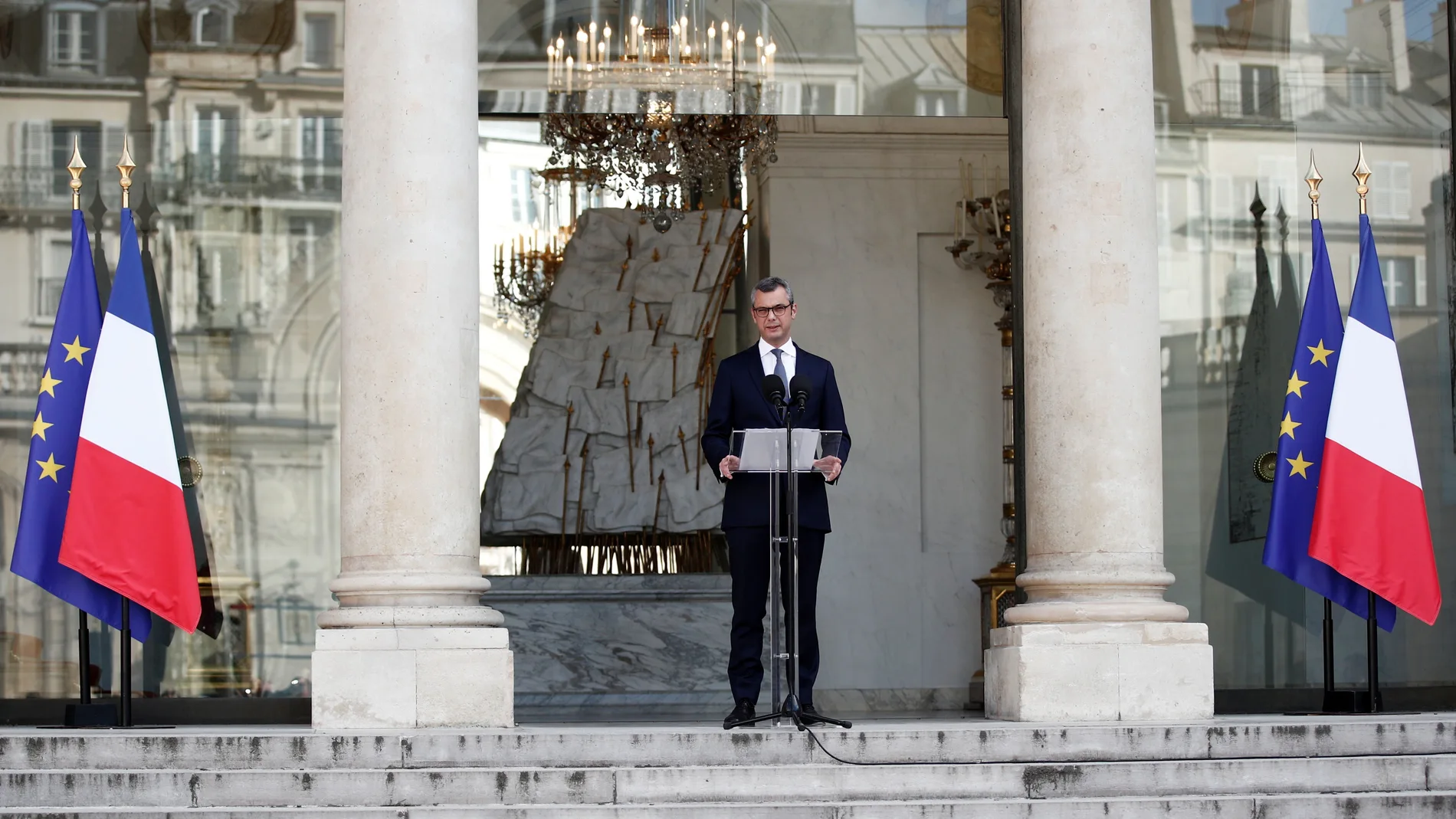 Announcement of the new French government at the Elysee Palace in Paris