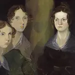 De izda. a dcha., Anne, Emily y Charlotte Brontë, en uno de los cuadros pintados por Branwell