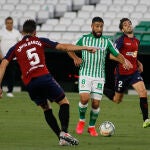 Fekir encara a David García