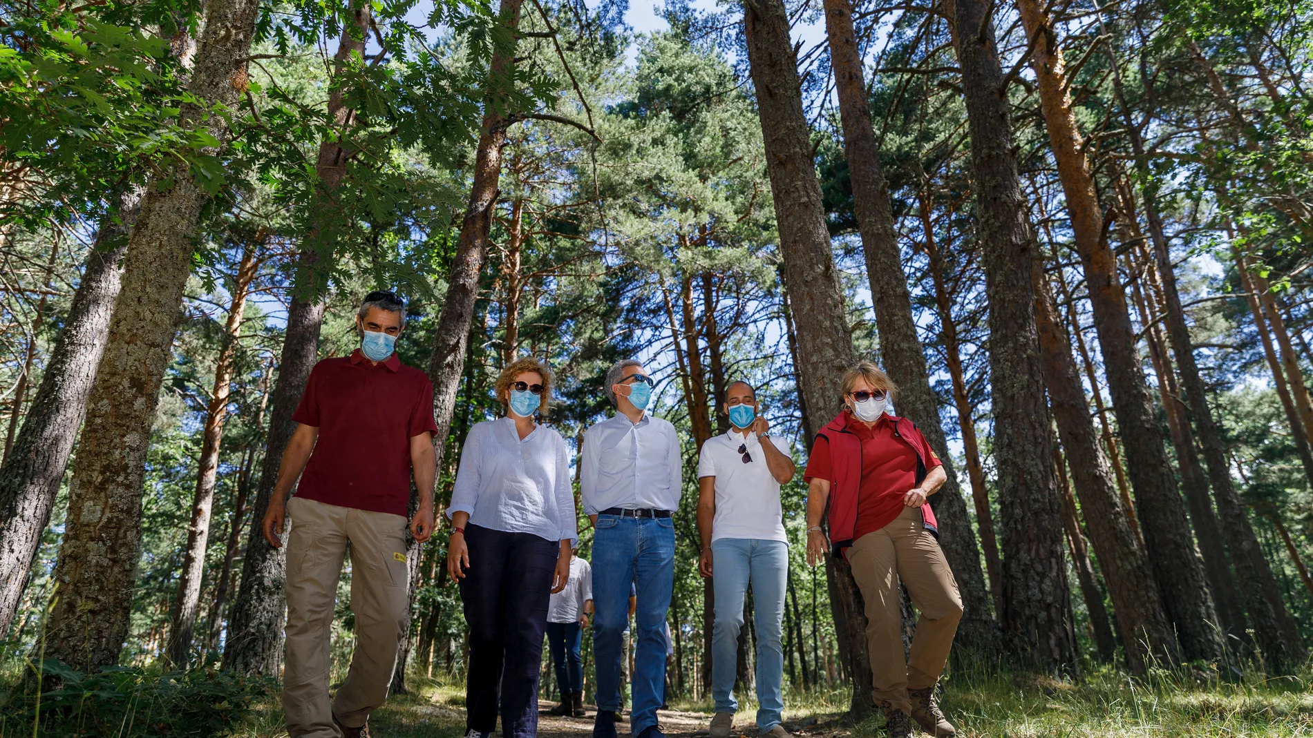 El delegado del Gobierno en Castilla y León, Javier Izquierdo, visita Valsaín