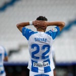 Dimitrios Siovas con el Leganés.