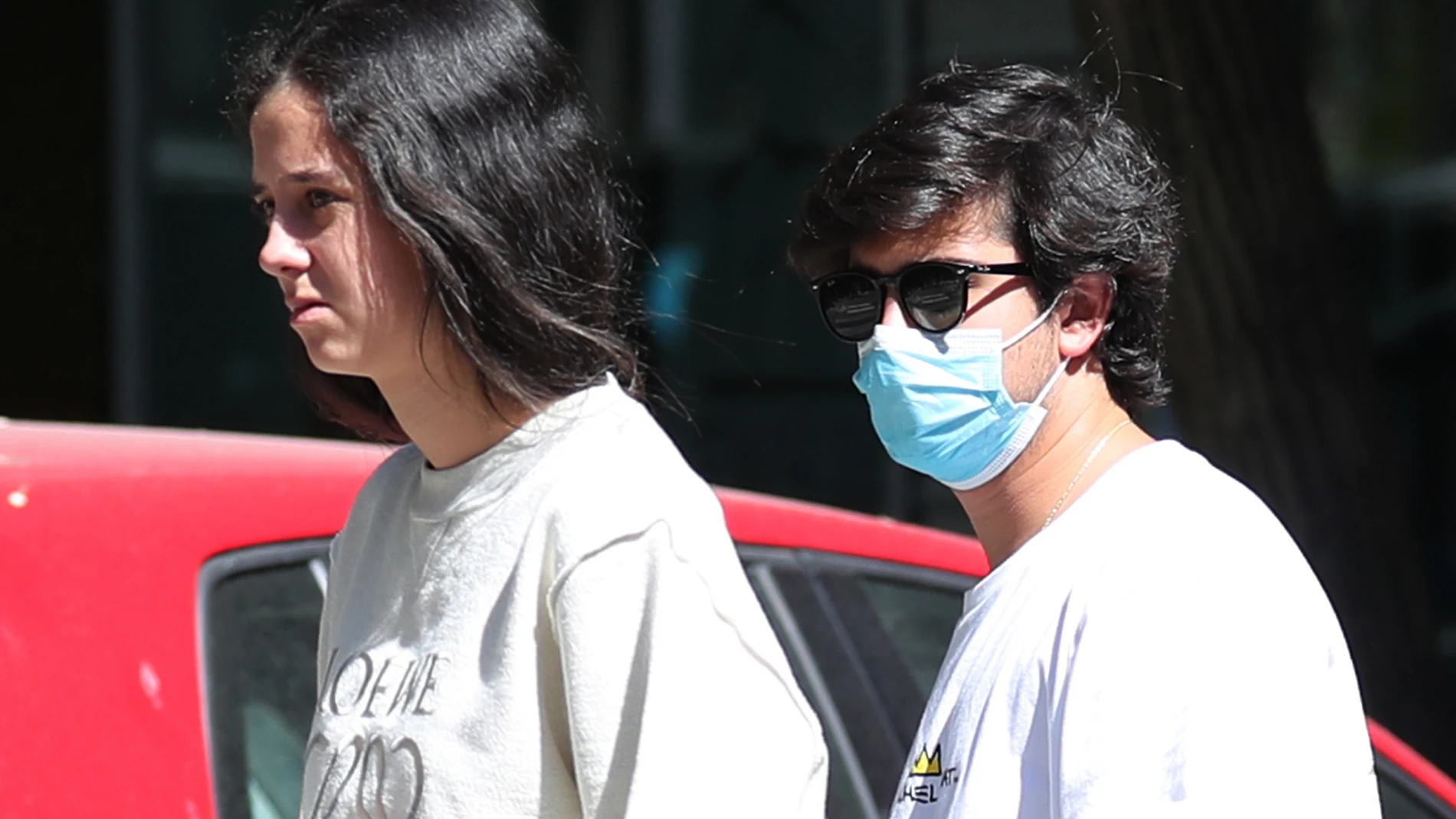 Victoria Federica de Marichalar y Jorge Bárcenas por las calles de Madrid 04/07/2020