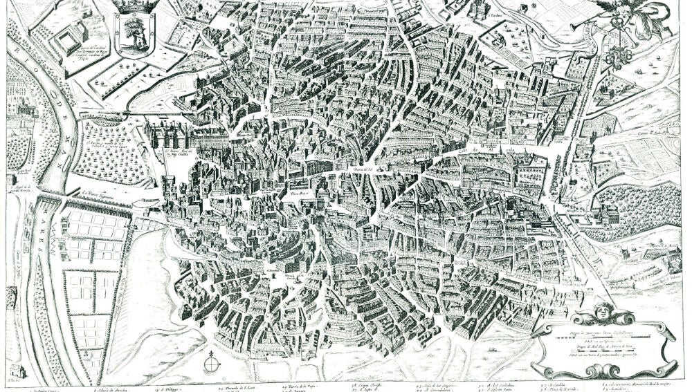 Plano de Madrid de Antonio Mancelli (1622-1635)