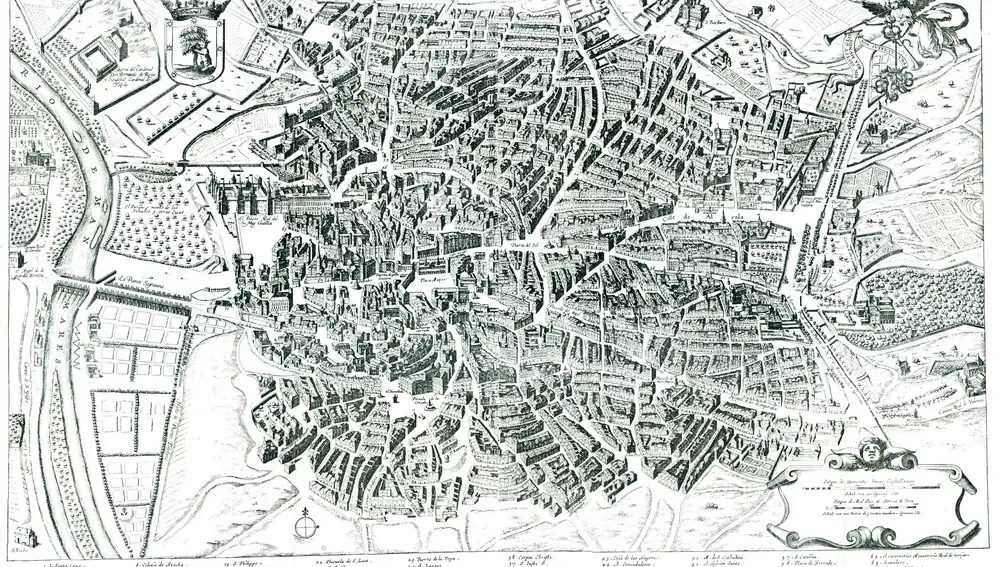 Plano de Madrid de Antonio Mancelli (1622-1635)