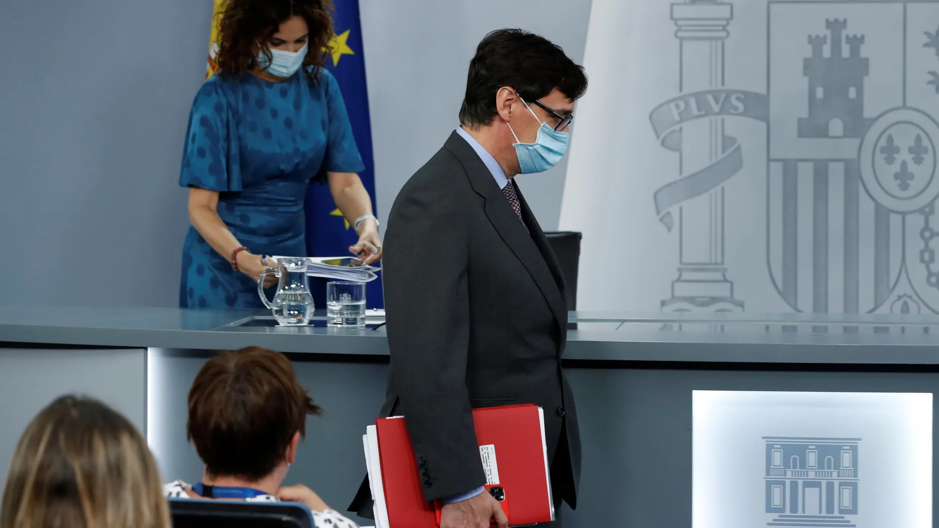 Rueda de prensa tras el consejo de ministros
