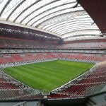 El estadio Al Bayt acogerá el partido inaugural del Mundial de Qatar 2022.