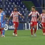 Llorente sonríe para celebrar su gol