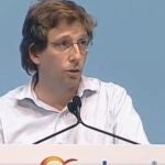 Almeida durante el XV Congreso del PP de Alicante