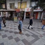 La calle de la Montera, a la altura del número 32