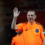 Recep Tayyip Erdogan, en la inauguración del estadio del Istanbul Basaksehir.