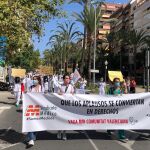 Imagen de la huelga realizada por los mir hoy en Alicante
