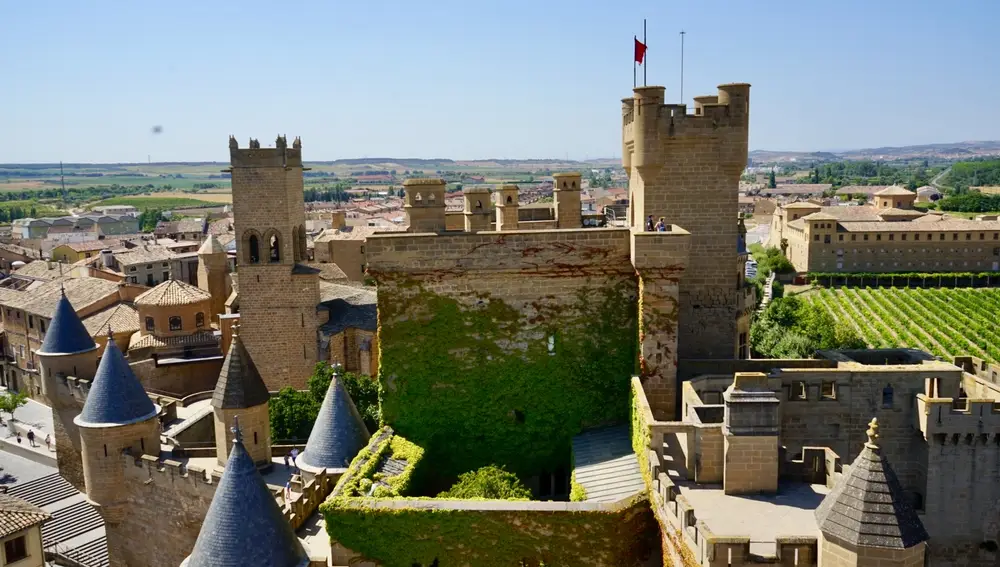 El espectacular Palacio de Olite.